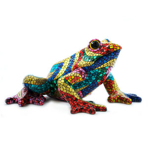 Barcino Design Frog Carnaval Mosaic effect (18cm)