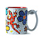 Barcino Design Mug Salamander-Flowers (Hydraulic) 9.5cm