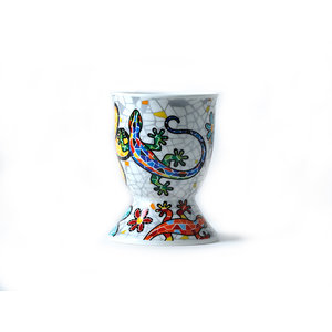 Barcino Design Eierdop Salamander-Flowers  (Hydraulic)