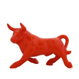 Barcino Design Bull Ceramic Red (18cm)