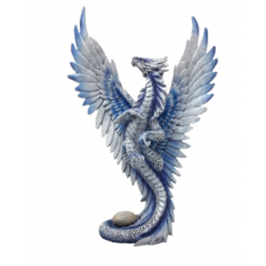 Anne Stokes Adult Wind (Silver) Dragon