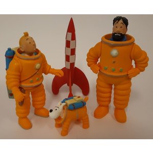 Collectible figurine Tintin in astronaut 8cm (42505)