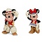 Disney Lenox Rodeo Mickey & Minnie SET