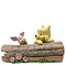 Disney Traditions Pooh and Piglet on a Log