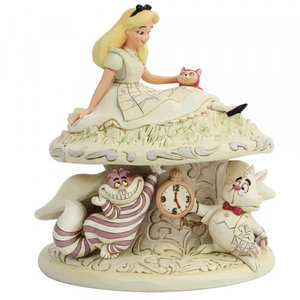 Disney Traditions Alice in Wonderland (White Woodland)