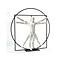 Mouseion The Vitruvian man (ca. 1490) White