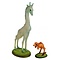 Mouseion Giraffe en tweepotig hondje (Set van 2)