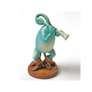 Mouseion Blue Flutist