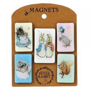 Peter Rabbit (Beatrix Potter) by Border Beatrix Potter Characters Magnet (Set)