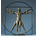 Mouseion The Vitruvian man (ca. 1490) - Large