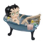 Betty Boop in Blue Glitter Bath Tub 20cm