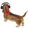 Studio Collection Dachshund Dog With Headphones (Tekkel)