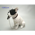 Leonardo Collection French Buldog with Leash