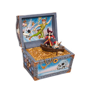 Disney Traditions Peter Pan Treasure Chest "Treasure-strewn Tableau"