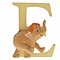 Disney Enchanting "E" - Baby Elephant