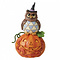 Jim Shore's Heartwood Creek Jack-o-Lantern and Owl (Mini Fig.)