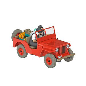 Tintin (Kuifje) The Red Willys Jeep (1/24)