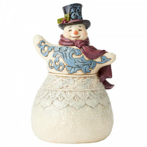 Jim Shore's Heartwood Creek Frosty Formailty (Victorian Snowman with Top Hat Figurine)