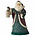 Jim Shore's Heartwood Creek Santa with Garland and Lantern "Walk In The Light"