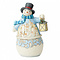 Jim Shore's Heartwood Creek Snowman with Village Scene "Calm and Bright"