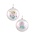 Disney Kurt S. Adler Princesses Glass Ornament Set/2