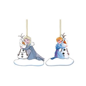 Disney Kurt S. Adler Frozen Ornament (Relief) Set/2