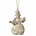 Jim Shore's Heartwood Creek Snowman with Branch and Animals Hanging Ornament