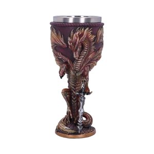 Ruth Thompson Art Flame Blade Goblet by Ruth Thompson