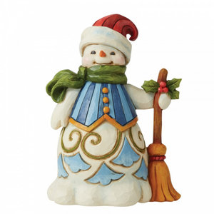 Jim Shore's Heartwood Creek Snowman with Broom