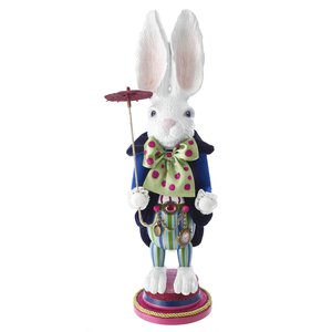 Disney Kurt S. Adler White Rabbit "Hollywood" Nutcracker