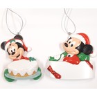 Disney Kurt S. Adler Mickey & Minnie Relief (HO)  Set/2