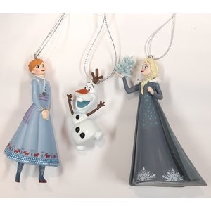 Disney Kurt S. Adler Frozen Hanging Ornament (HO)  Set/3