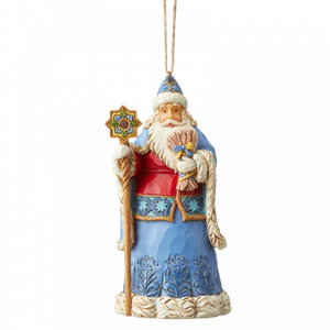 Jim Shore's Heartwood Creek Ukranian Santa Hanging Ornament (HO)