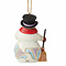 Jim Shore's Heartwood Creek Snowman with Long Scarf and Broom (Hanging Ornament)