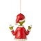 The Grinch by Jim Shore Grinch Holding String of Ornaments (Hanging Ornament)