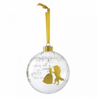 Disney Enchanting Beauty & Beast Glas ornament