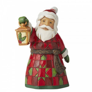 Jim Shore's Heartwood Creek Santa with Lantern (Mini)