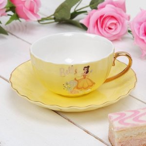 Disney Magical Moments  Tea Cup & Saucer - Princess Belle (Pastel)