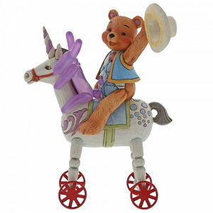 Button And Squeaky By Jim Shore Heigh Ho Squeaky (Button and Squeaky on Unicorn)