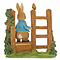 Peter Rabbit (Beatrix Potter) by Border Peter Rabbit on Wooden Stile