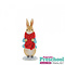 Peter Rabbit (Beatrix Potter) by Border Peter Rabbit in a Festive Scarf