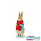 Peter Rabbit (Beatrix Potter) by Border Peter Rabbit in a Festive Scarf