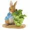 Peter Rabbit (Beatrix Potter) by Border Peter Rabbit with Lettuce
