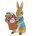 Peter Rabbit (Beatrix Potter) by Border Peter Rabbit Brings Flowers