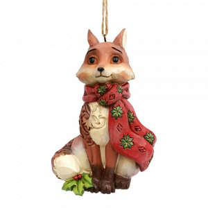 Jim Shore's Heartwood Creek Winter Wonderland Fox (Hanging Ornament)