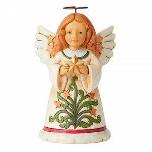 Jim Shore's Heartwood Creek Angel with Star (Mini Fig.)