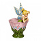 Disney Traditions Tinkerbell Sitting in a Flower " Spot of Tink"