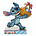 Disney Traditions Stitch Running Off "Bizarre Bunny"