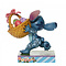 Disney Traditions Stitch Running Off "Bizarre Bunny"