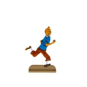 Tintin (Kuifje) Kuifje loopt blij rond (Relief)